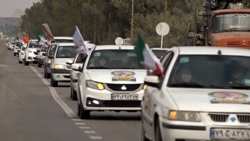 کاروان رالی «قهرمان من» با استقبال مردمی وارد بافق شد