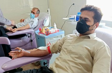 حضور تیم سیار انتقال خون در بندر دیّر