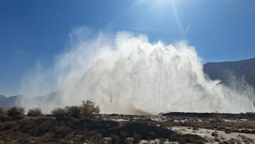 خط انتقال آب از سد سلمان فارسی به لار برای سومین بار شکست