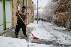 نفوذ توده هوای سرد و سامانه بارشی به کردستان با کاهش شدید دما