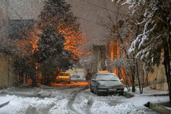 بارش برف در شهرکرد