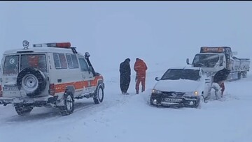 بارش برف شدید و کولاک در درگز