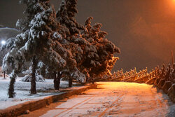Shahrekord witnesses early winter snow