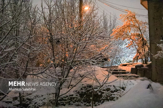 بارش برف در شهرکرد