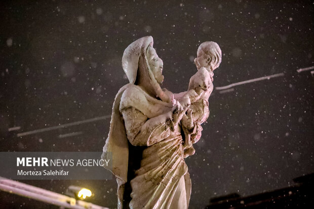 بارش برف در شهرکرد