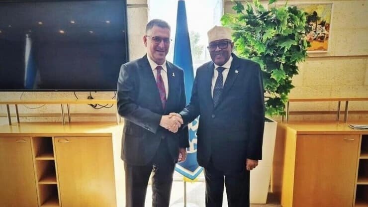 سفر محرمانه رئیس جدایی طلبان سومالی لند به اراضی اشغالی+ عکس