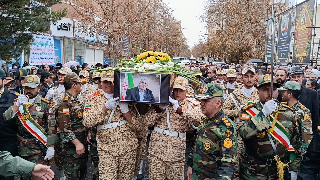 پیکر فرماندار شهرستان مراغه تشییع شد