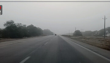 مه شدید صبحگاهی در دشتستان