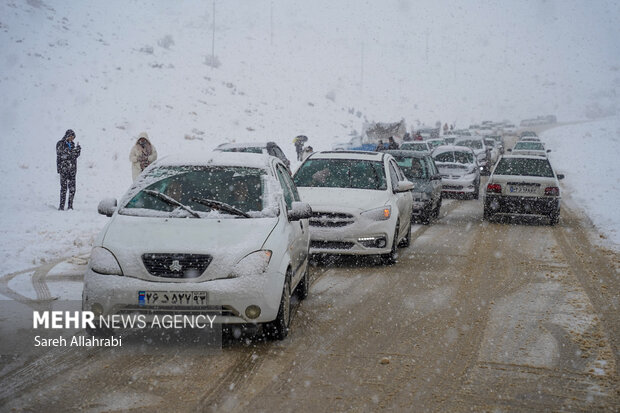 برف بازی در کولاک سپیدان