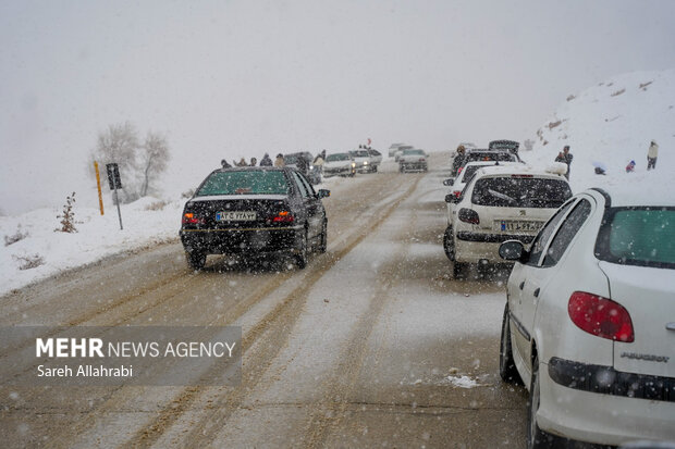 برف بازی در کولاک سپیدان