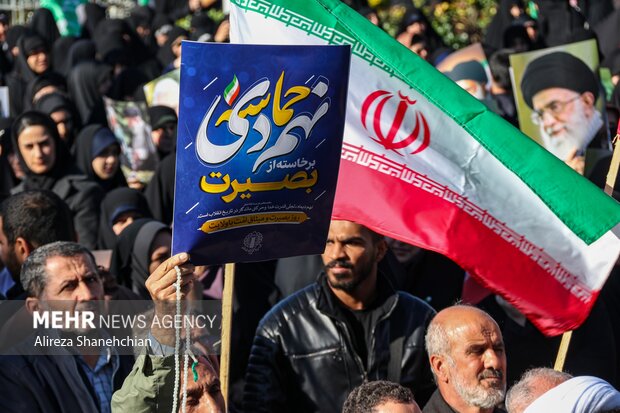 اجتماع حماسه آفرینان هشتم دی در رشت