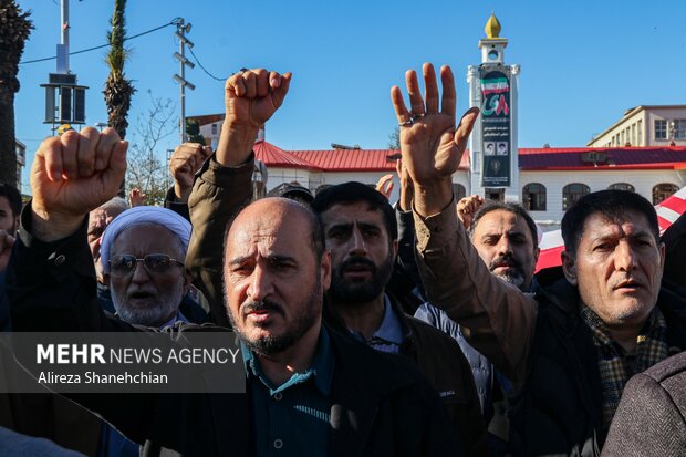 اجتماع حماسه آفرینان هشتم دی در رشت