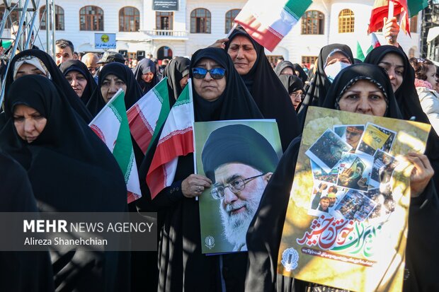 اجتماع حماسه آفرینان هشتم دی در رشت