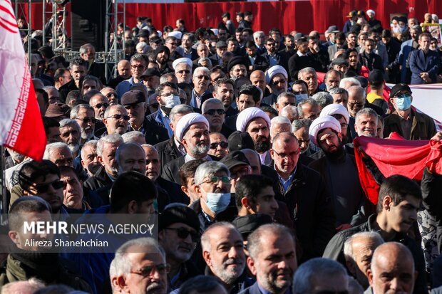 اجتماع حماسه آفرینان هشتم دی در رشت