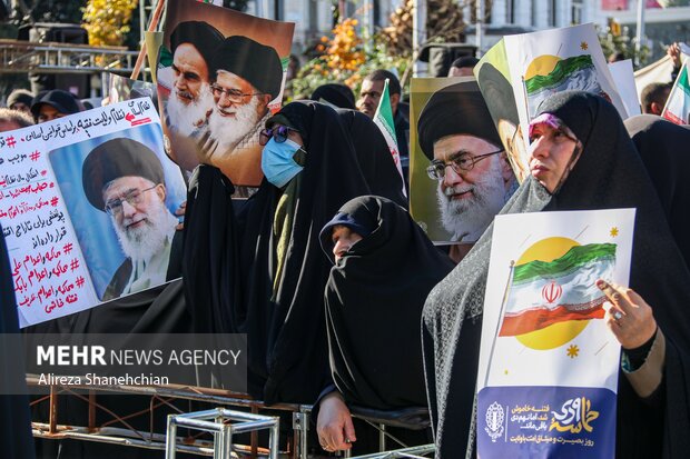 اجتماع حماسه آفرینان هشتم دی در رشت