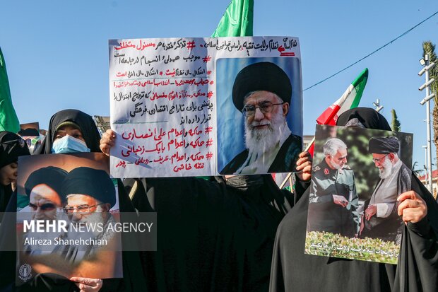 اجتماع حماسه آفرینان هشتم دی در رشت