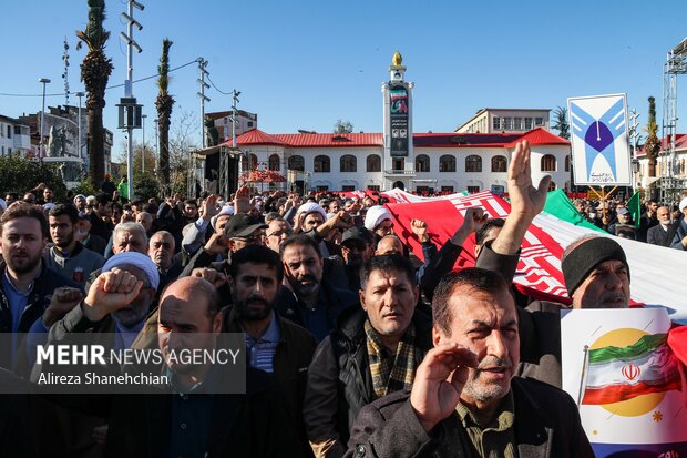 اجتماع حماسه آفرینان هشتم دی در رشت