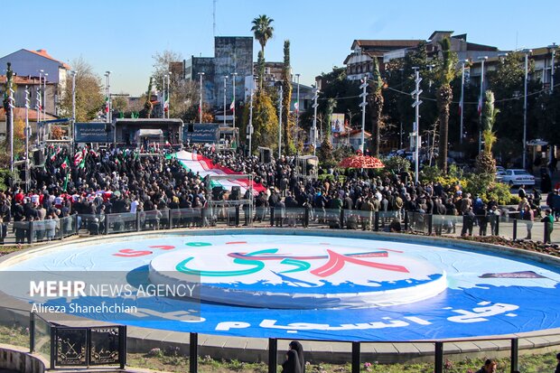 اجتماع حماسه آفرینان هشتم دی در رشت