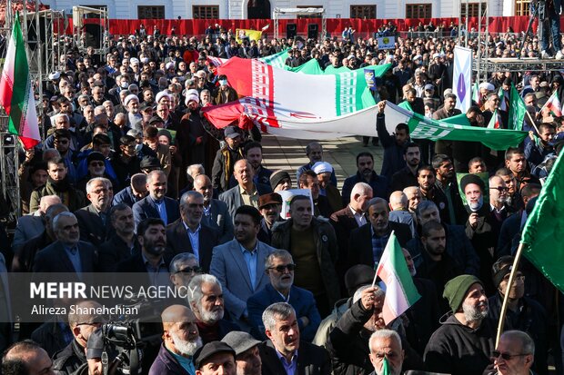 اجتماع حماسه آفرینان هشتم دی در رشت