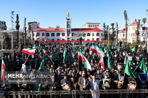 اجتماع حماسه آفرینان هشتم دی در رشت