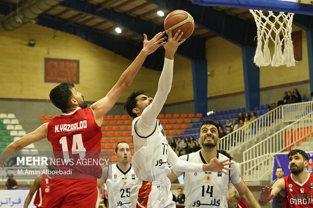 لیگ برتر بسکتبال ؛ گلنور اصفهان و شهرداری گرگان