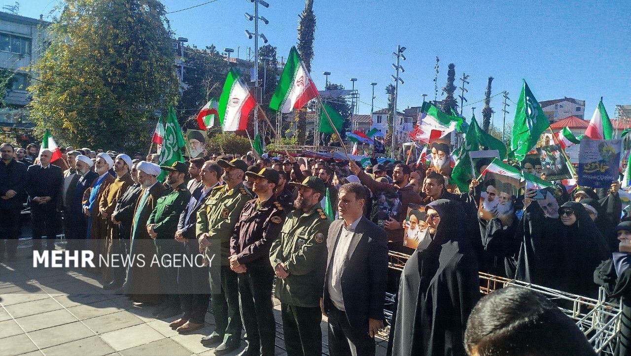 اجتماع حماسه آفرینان هشتم دی در رشت آغاز شد اجتماع حماسه آفرینان هشتم دی در رشت آغاز شد