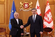 سفیر ایران در پایان ماموریت خود با رئیس‌جمهور گرجستان دیدار کرد