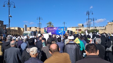 آغاز تجمع مردمی گرامیداشت حماسه ۹ دی در شیراز