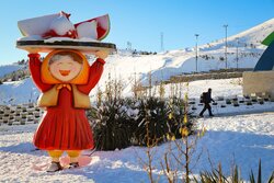 بارش اولین برف زمستانی در سنندج