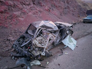 تصادف مرگبار در آزادراه قزوین–رشت؛ امدادگر و راننده نیسان جان باختند