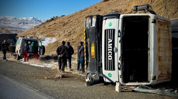 محبوبی: واژگونی خودرو در محور سلماس - ارومیه یک مصدوم برجای گذاشت