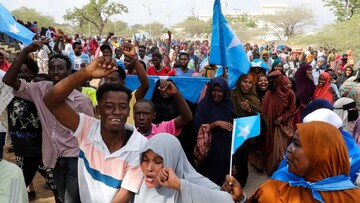 تظاهرات مردم سومالی در مخالفت با اقدام اسرائیل در خصوص «سومالی لند»