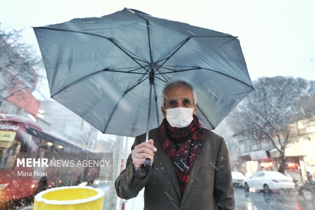 چهره تبریز زمستانی شد