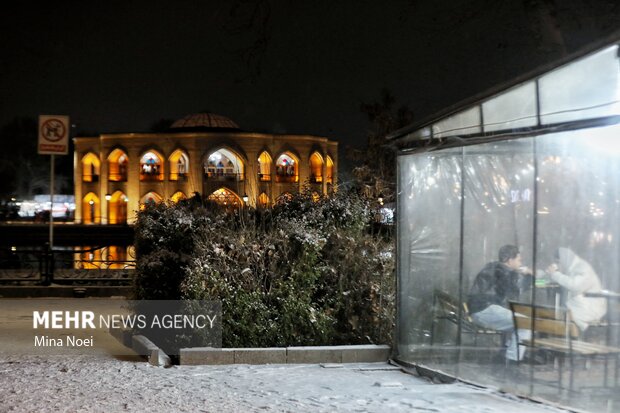 چهره تبریز زمستانی شد