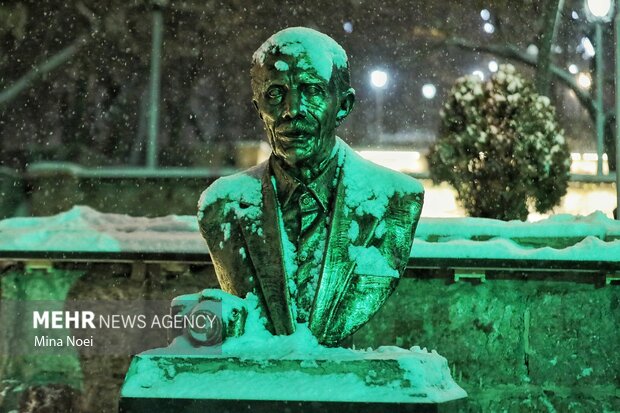 چهره تبریز زمستانی شد