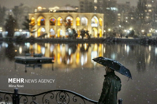 چهره تبریز زمستانی شد