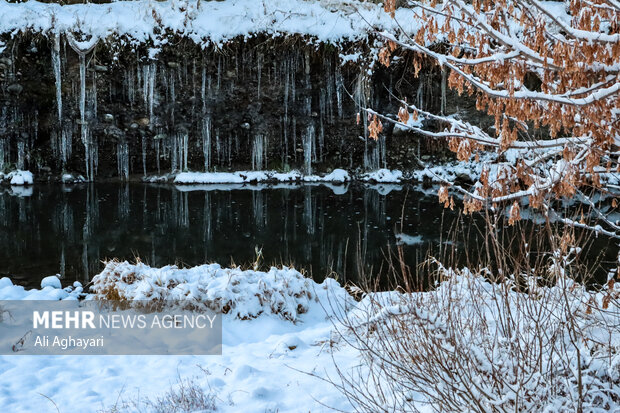 چهره زمستانی ارومیه پس از بارش برف