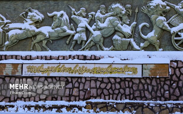 بارش اولین برف زمستانی در سنندج