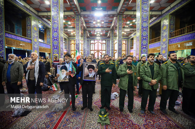 مراسم گرامیداشت حماسه ۹ دی در یزد