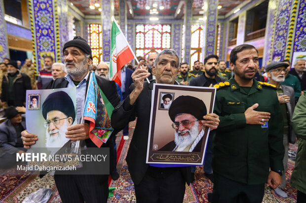 مراسم گرامیداشت حماسه ۹ دی در یزد