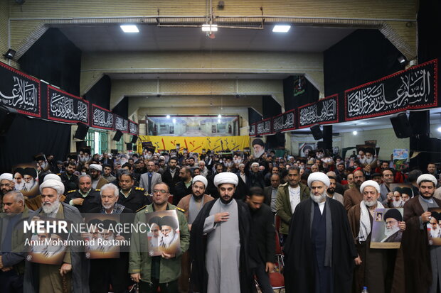 مراسم گرامیداشت حماسه ۹ دی در ورامین