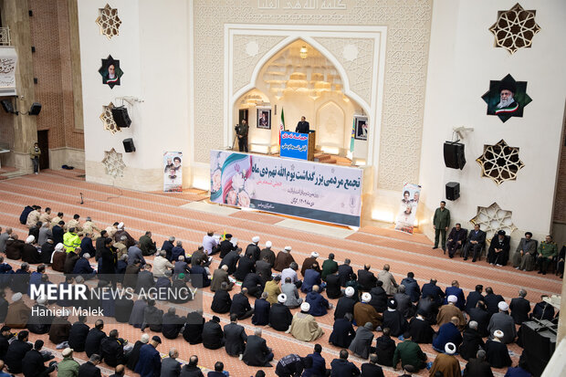 گرامیداشت حماسه نهم دی‌ در مصلی وحدت گرگان