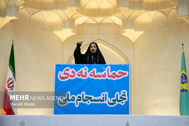 گرامیداشت حماسه نهم دی‌ در مصلی وحدت گرگان