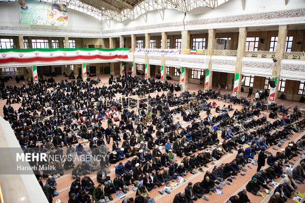 گرامیداشت حماسه نهم دی‌ در مصلی وحدت گرگان