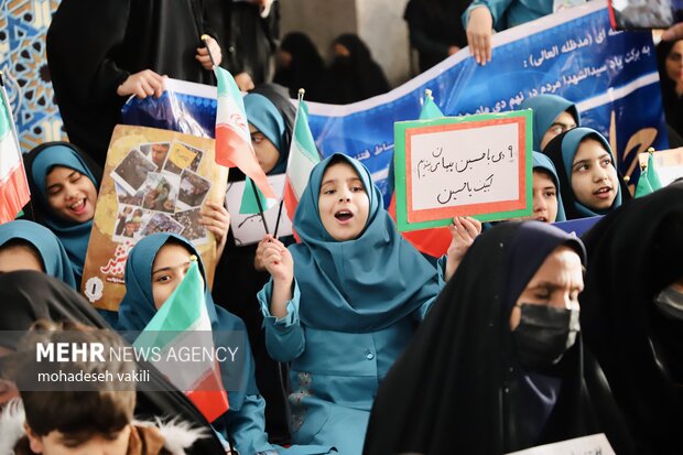 مراسم گرامیداشت حماسه ۹ دی در زاهدان