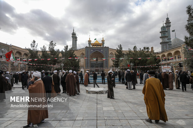 بزرگداشت حماسه 9 دی در مدرسه فیضیه قم