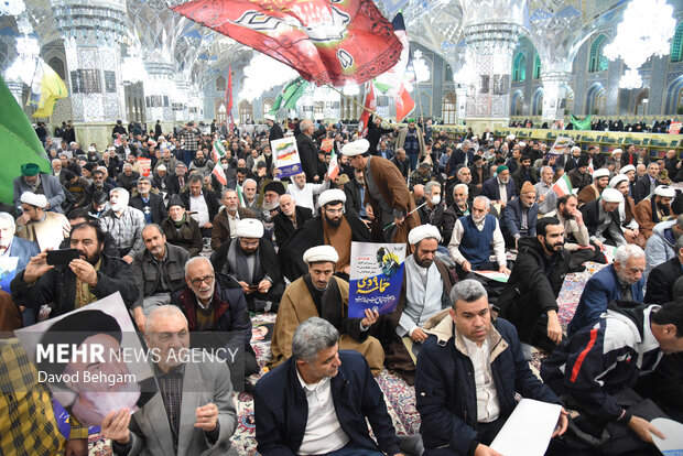 اجتماع یوم الله 9دی در مشهد