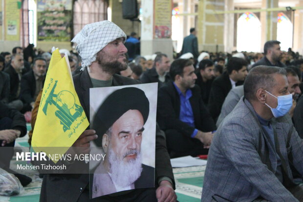 بزرگداشت حماسه ۹ دی در مصلای الغدیر خرم‌آباد