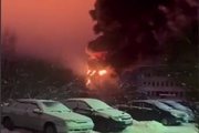 حمله پهپادی به انبار نفت «کامباین تمپ» روسیه+ فیلم