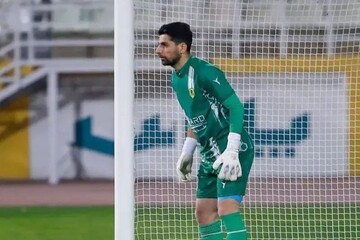 جوان چهارمحالی بهترین گلر نیم‌فصل اول  لیگ دسته یک فوتبال کشور